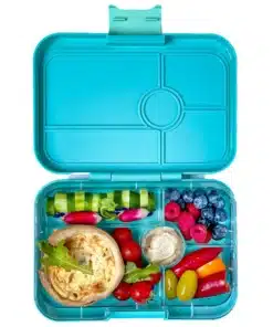 LEAKPROOF YUMBOX TAPAS ANTIBES BLUE - 5 COMPARTMENT - BON APPETIT TRAY - LARGEST SIZE BENTO