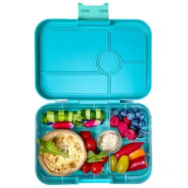 LEAKPROOF YUMBOX TAPAS ANTIBES BLUE - 5 COMPARTMENT - BON APPETIT TRAY - LARGEST SIZE BENTO